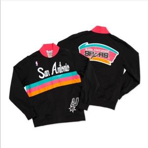 Spurs jacket. Mitchell and ness